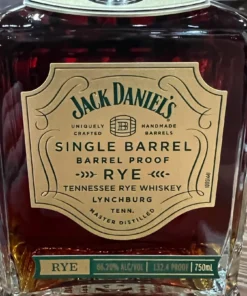 Alternative view of Jack Daniel's Barrel Proof Rye - Bourbon Concierge Single Barrel - 132.4pf