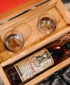 "Best Pappy Ever" Old Rip Van Winkle 10 Year Bourbon Handcrafted Gift Box