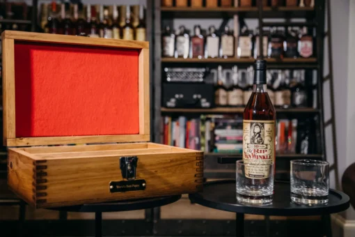 "Best Pappy Ever" Old Rip Van Winkle 10 Year Bourbon Handcrafted Gift Box - Image 2