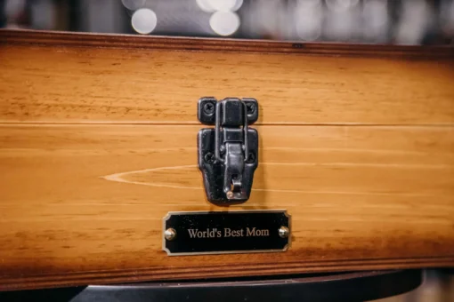 "World's Best Mom" Pappy Van Winkle 23 Year Bourbon Handcrafted Mother's Day Birthday Gift Box - Image 6