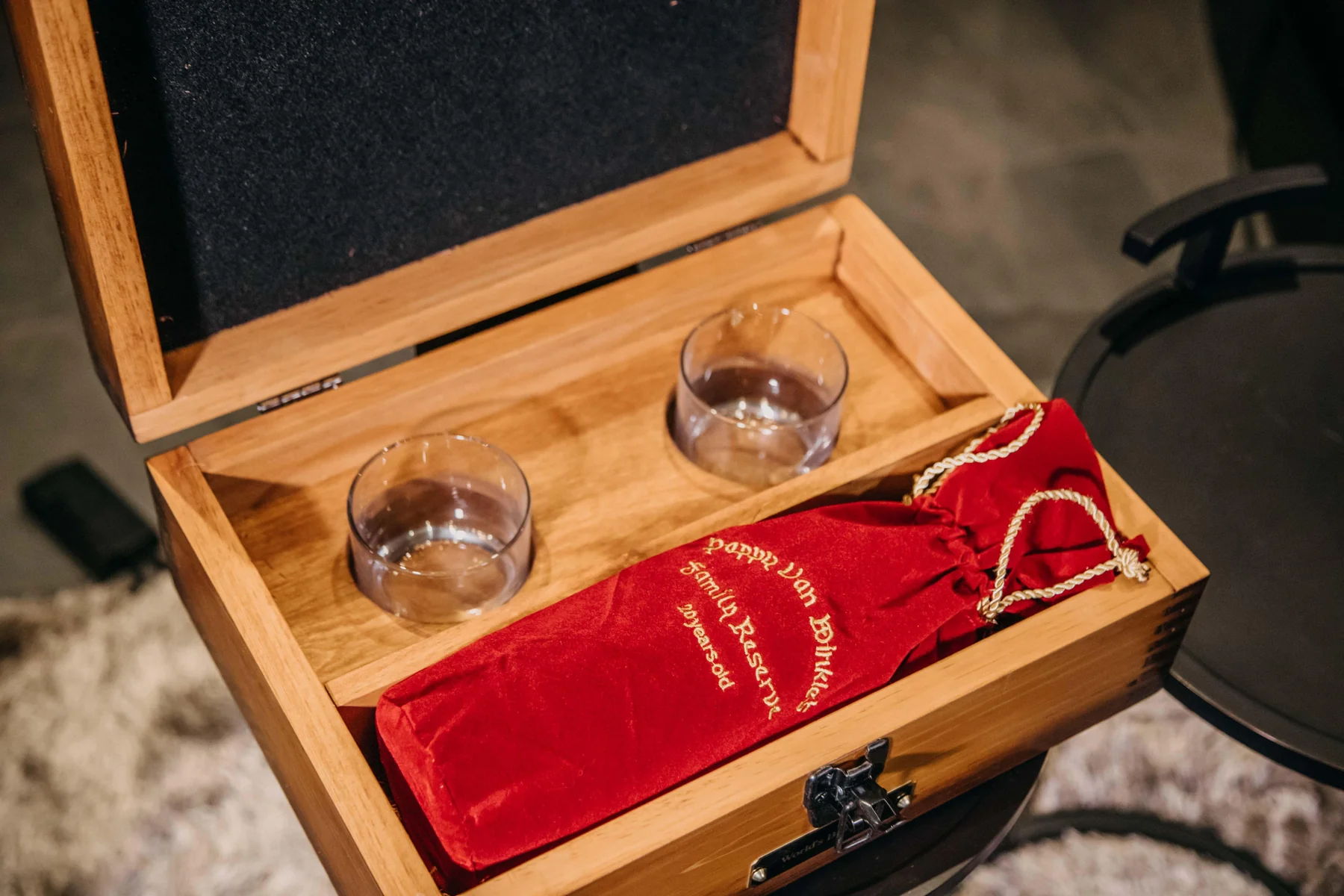 "Boss Lady" Pappy Van Winkle 23 Year Bourbon Handcrafted Gift Box - Image 4