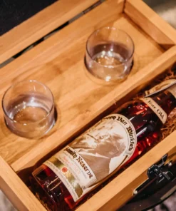 "World's Best Mom" Pappy Van Winkle 23 Year Bourbon Handcrafted Mother's Day Birthday Gift Box