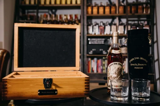 "World's Best Mom" Pappy Van Winkle 23 Year Bourbon Handcrafted Mother's Day Birthday Gift Box - Image 3