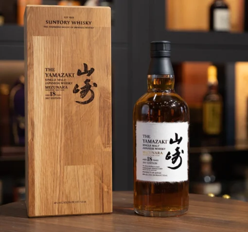 The Yamazaki 18 Years Japanese Single Malt Mizunara Oak Cask Whisky 750mL - Image 4