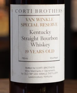 Alternative view of Van Winkle Special Reserve Corti Brothers 19 year Red Wax