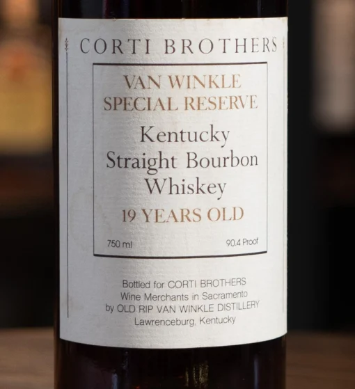 Van Winkle Special Reserve Corti Brothers 19 year Red Wax - Image 2