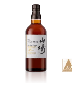The Yamazaki 100th Anniversary 18 Years Japanese Single Malt Mizunara Oak Cask Whisky 750mL