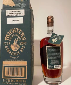Michter's 25 year Rye - 700ml 2014 Single Barrel